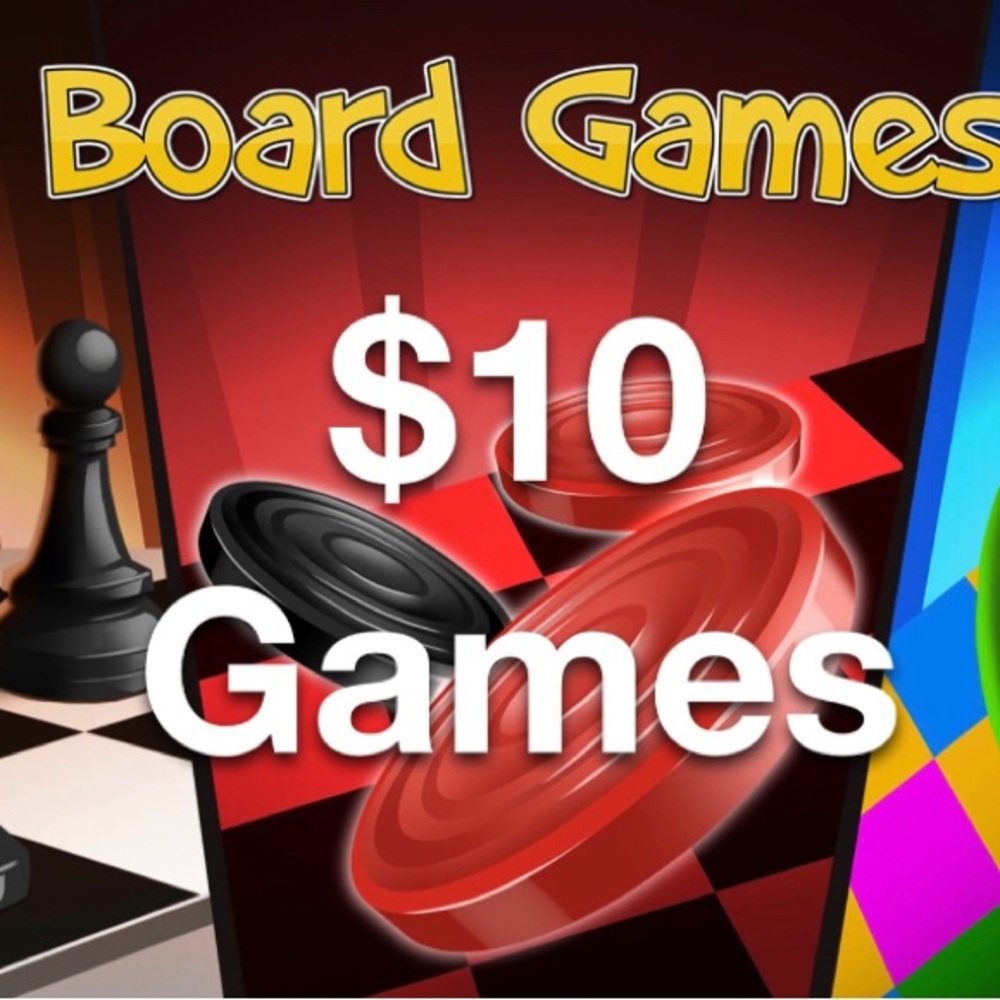 Classic Red and Black Checkers Set